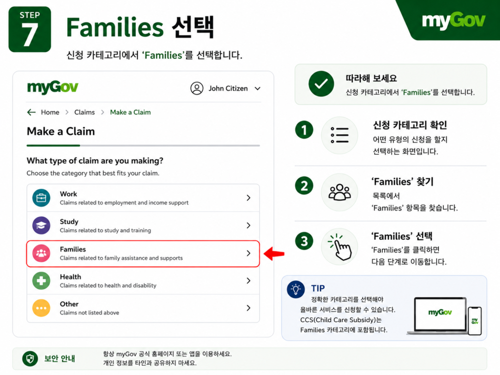 ccs step7 families CCS 신청 방법 STEP 7 Families