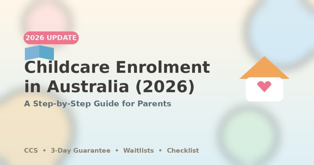 Childcare enrolment in Australia 2026 guide banner