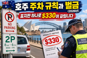 호주 주차 규칙과 벌금