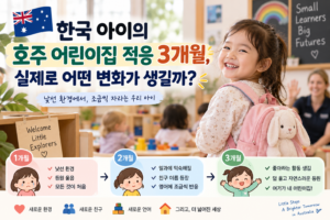 한국 아이의 호주 어린이집 적응 3개월 과정